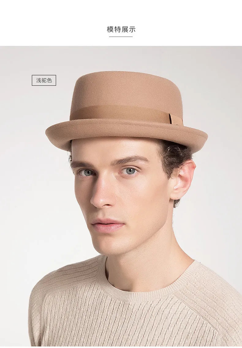 Milano Heritage Wool Fedora Hat – Premium European Gentleman Collection