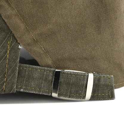 The Ashford | Men's Distressed Cotton Flat Cap | Urban Caps NZ