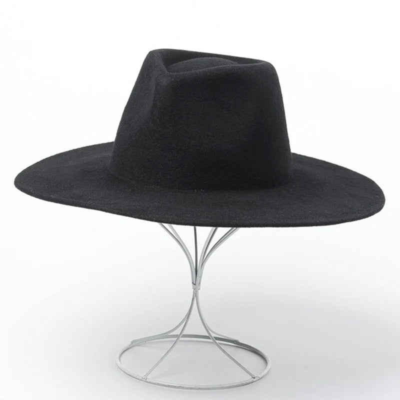 Siena Luxe Wide Brim Wool Fedora – Premium Australian Wool Collectio