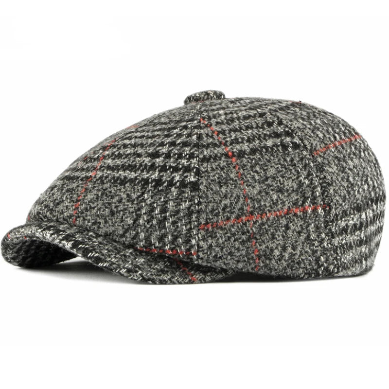 Kendal Wool Plaid Ivy Cap