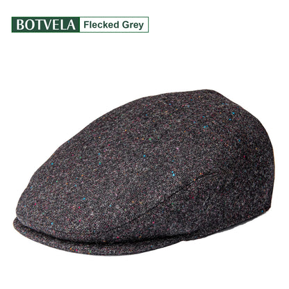 The Brodick | 100% Wool XL Ivy Flat Cap for Larger Heads | Urban Caps NZ