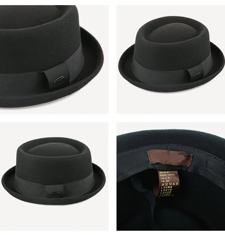 Milano Heritage Wool Fedora Hat – Premium European Gentleman Collection