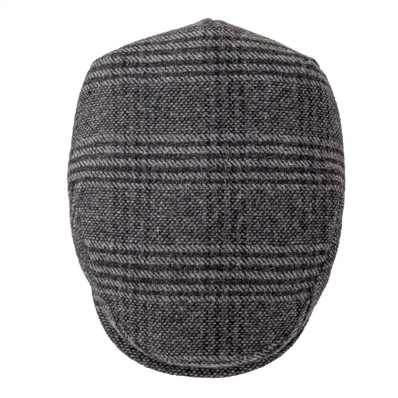 The Balmoral | Men's Wool Blend Large Check Newsboy Cap | Urban Caps NZ