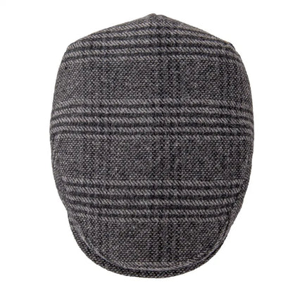 The Balmoral | Men's Wool Blend Large Check Newsboy Cap | Urban Caps NZ