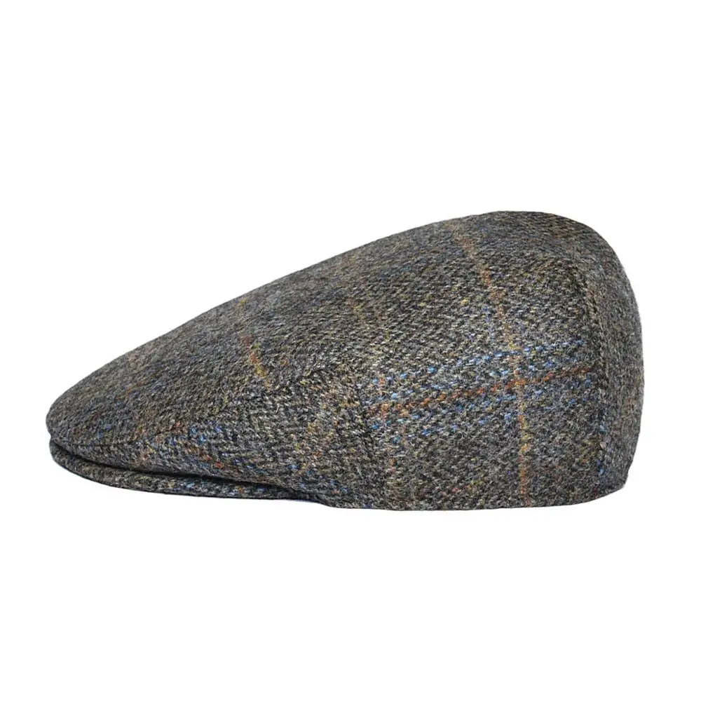 The Brodick | 100% Wool XL Ivy Flat Cap for Larger Heads | Urban Caps NZ