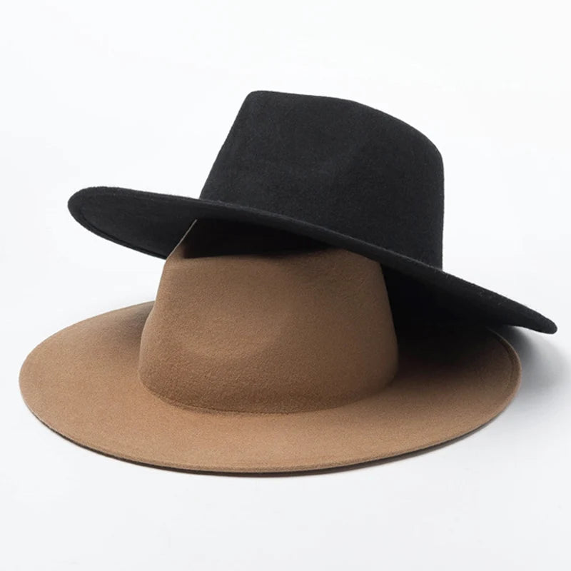 Siena Luxe Wide Brim Wool Fedora – Premium Australian Wool Collectio