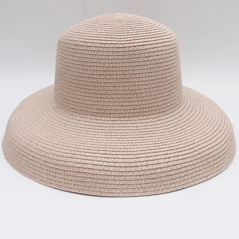 Antibes Floppy Straw Sun Hat in Pink