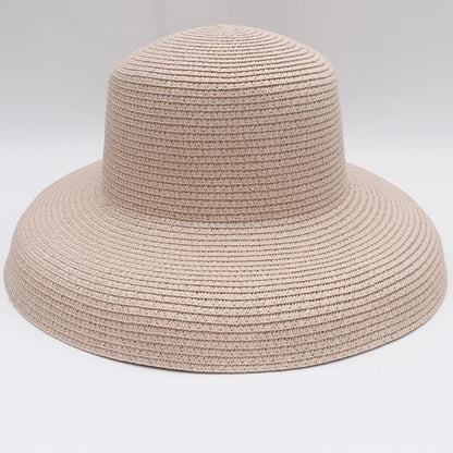 Antibes Floppy Straw Sun Hat in Pink
