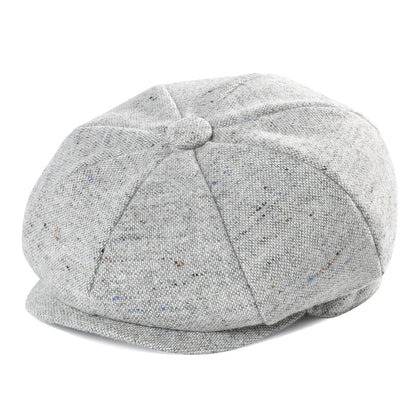 The Wee Argyll | Kids Woolen Tweed Herringbone Newsboy Cap | Urban Caps NZ