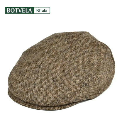 The Brodick | 100% Wool XL Ivy Flat Cap for Larger Heads | Urban Caps NZ