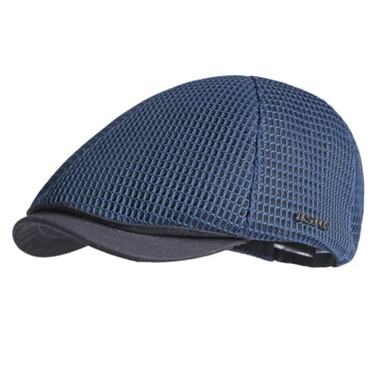 Chippenham Mesh Ivy Cap in Navy Blue