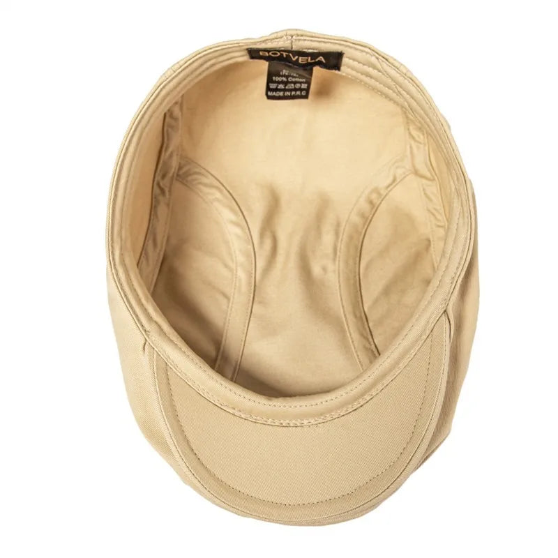 The Knaresborough | Men's Cotton Twill Ivy Flat Cap | Urban Caps NZ