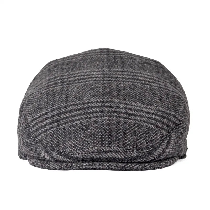 The Balmoral | Men's Wool Blend Large Check Newsboy Cap | Urban Caps NZ