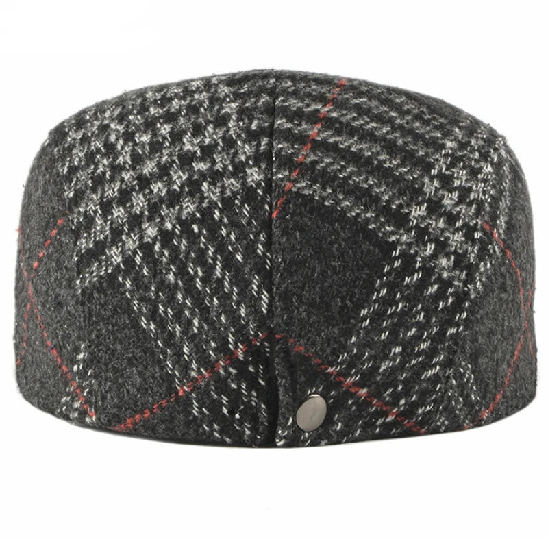 Reims Wool Plaid Ivy Cap