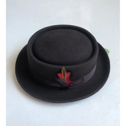 Torino Heritage Wool Pork Pie Hat – Premium European Collection