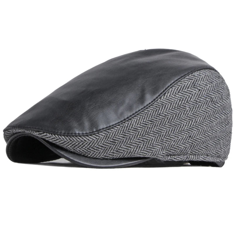 Oban Leather-Trim Ivy Cap