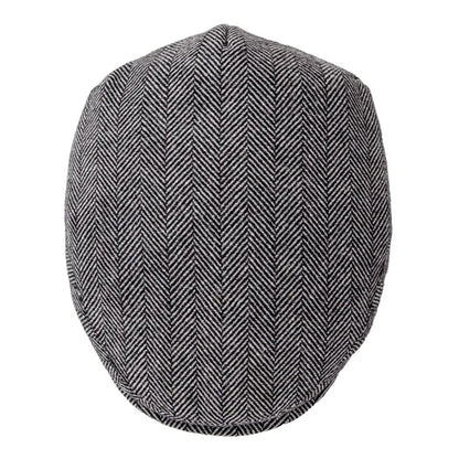The Lochgilphead | Men's Soft Wool Tweed Check Newsboy Cap | Urban Caps NZ