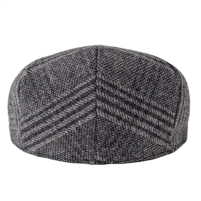 The Balmoral | Men's Wool Blend Large Check Newsboy Cap | Urban Caps NZ