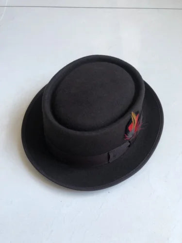 Torino Heritage Wool Pork Pie Hat – Premium European Collection