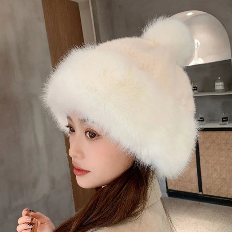 Yellowknife Faux Fox Fur Trapper Hat