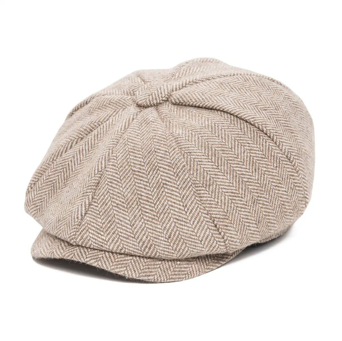 The Wee Argyll | Kids Woolen Tweed Herringbone Newsboy Cap | Urban Caps NZ