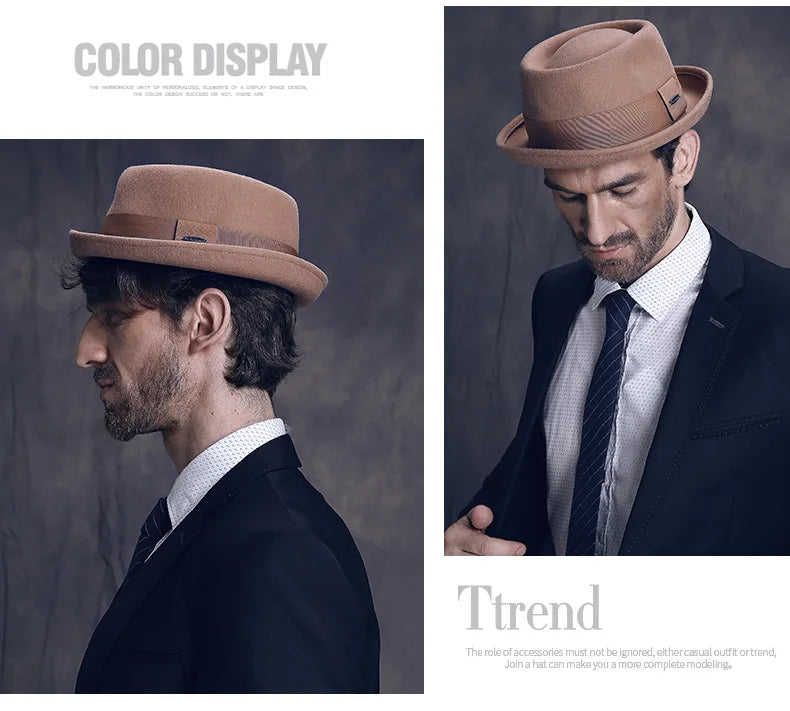 Milano Heritage Wool Fedora Hat – Premium European Gentleman Collection