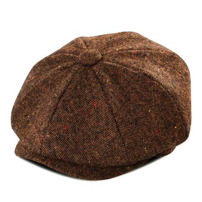 The Wee Argyll | Kids Woolen Tweed Herringbone Newsboy Cap | Urban Caps NZ