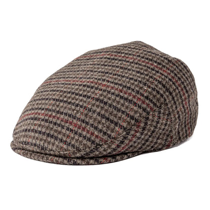 The Lochgilphead | Men's Soft Wool Tweed Check Newsboy Cap | Urban Caps NZ