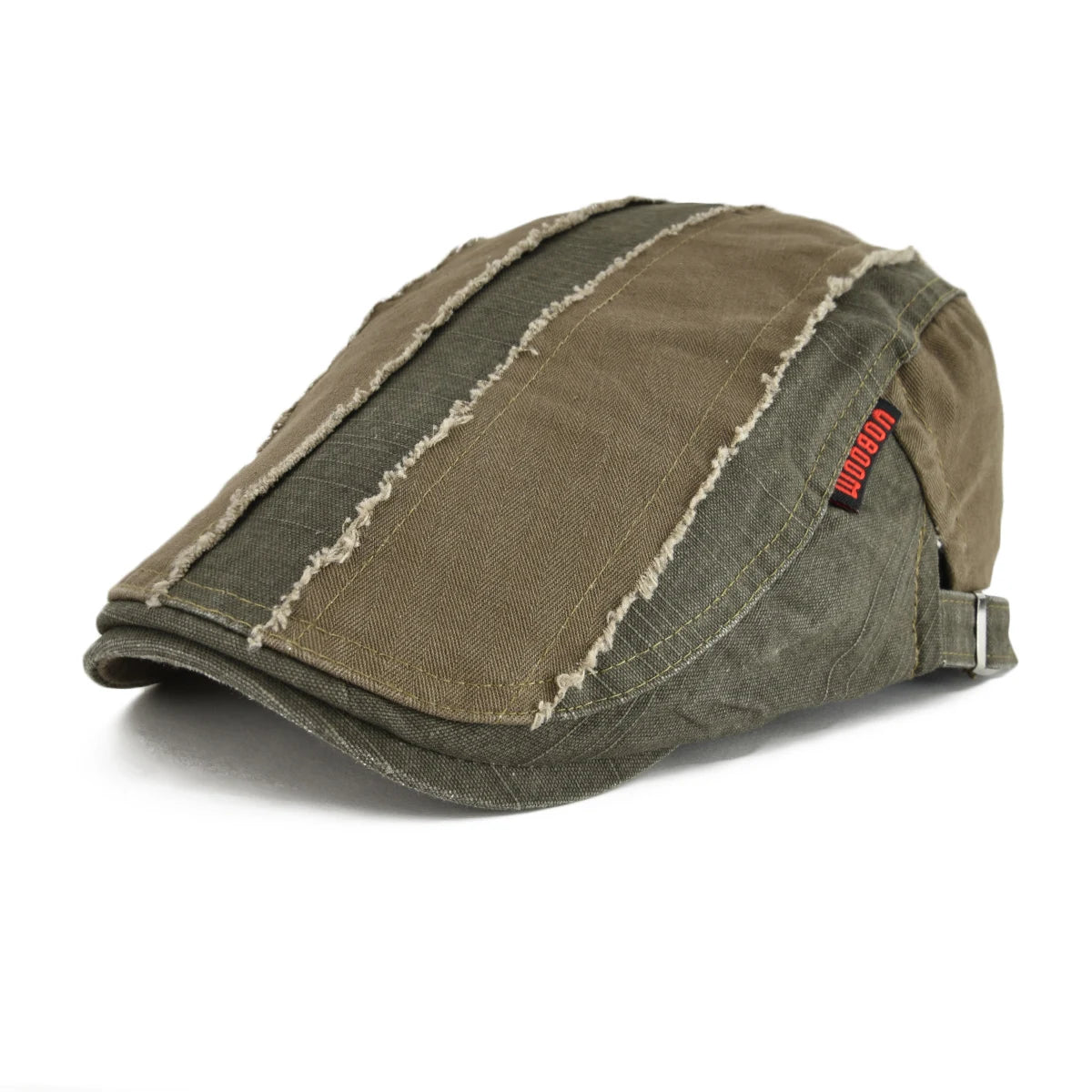 The Ashford | Men's Distressed Cotton Flat Cap | Urban Caps NZ