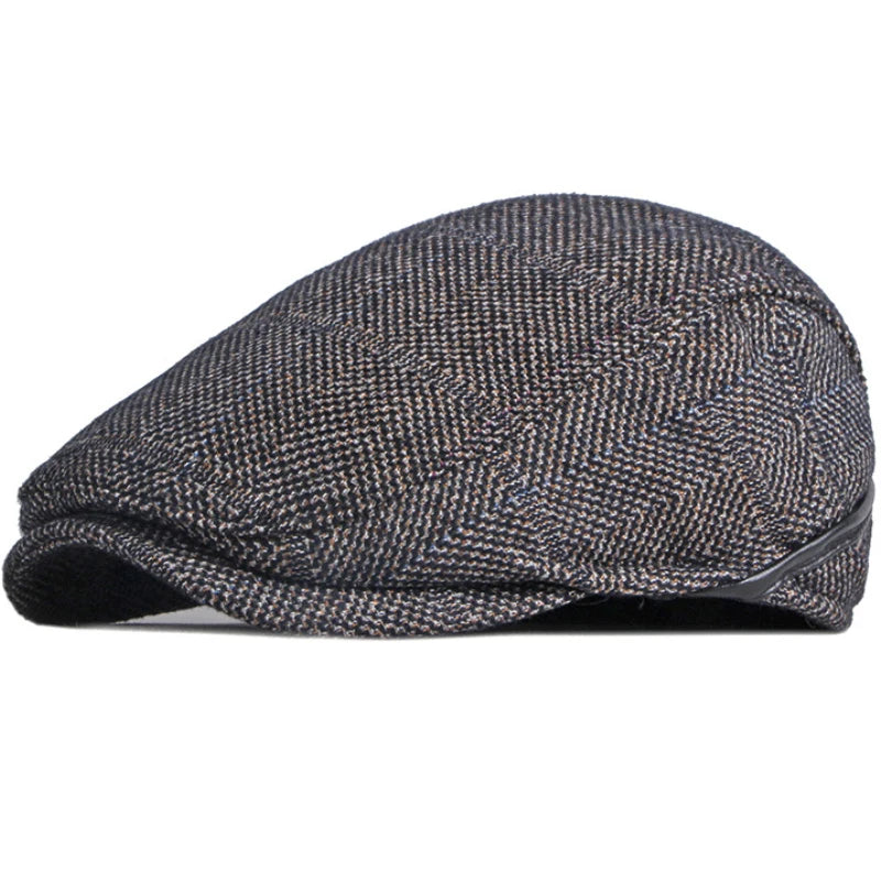 Amalfi Plaid Earflap Ivy Cap in Coffee