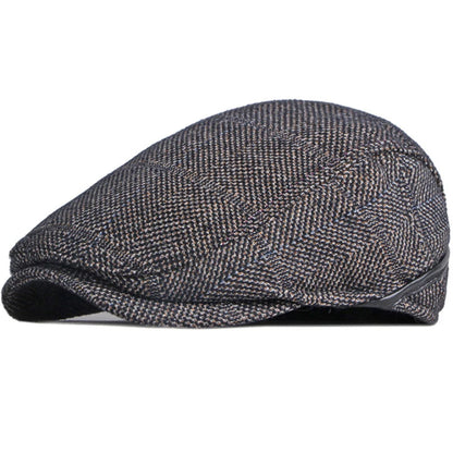 Amalfi Plaid Earflap Ivy Cap in Coffee