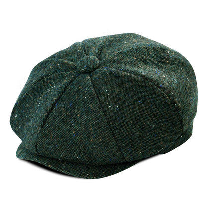 The Wee Argyll | Kids Woolen Tweed Herringbone Newsboy Cap | Urban Caps NZ