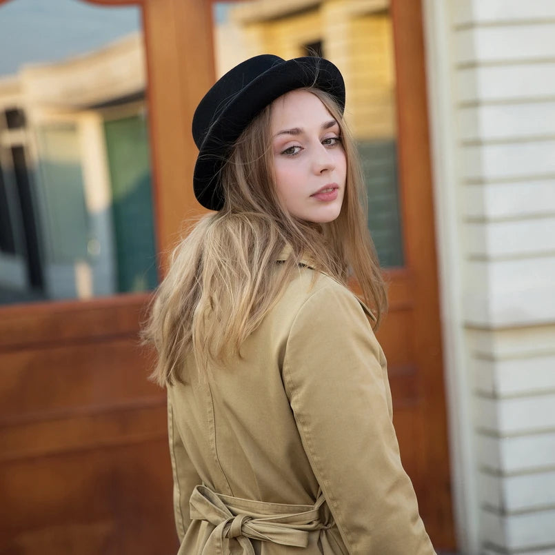 Regent Heritage Wool Pork Pie Hat - Premium Australian Wool Collection