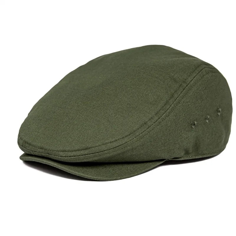 The Henley | Men's Ventilated Cotton Driver Flat Cap | Urban Caps NZ