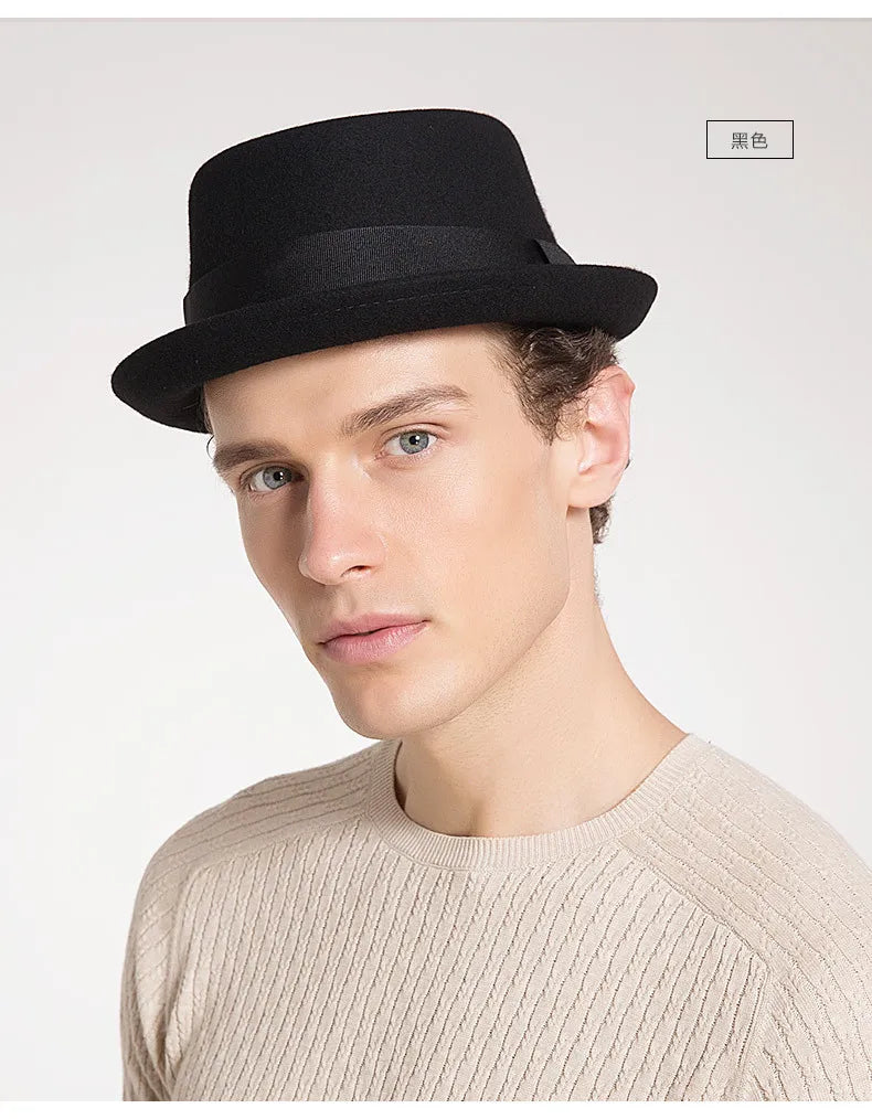 Milano Heritage Wool Fedora Hat – Premium European Gentleman Collection