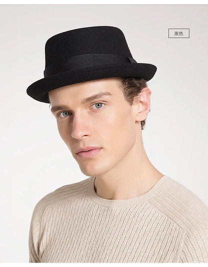 Milano Heritage Wool Fedora Hat – Premium European Gentleman Collection