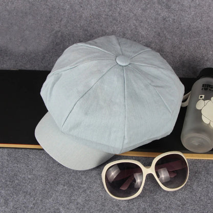 Dartmoor Western Denim Flat Cap