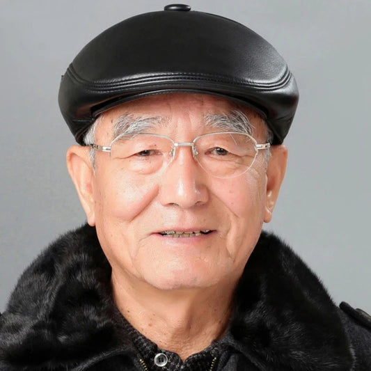 Chartres Leather Ivy Cap