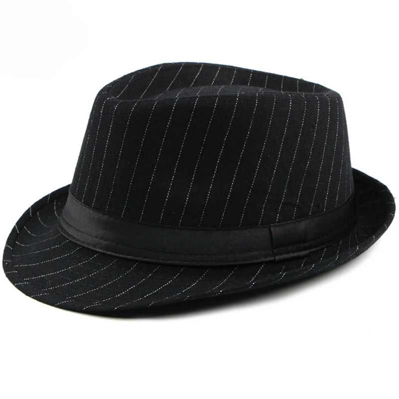 Epsom Striped Trilby Fedora