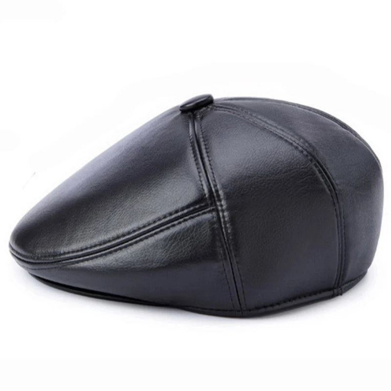 Chartres Leather Ivy Cap