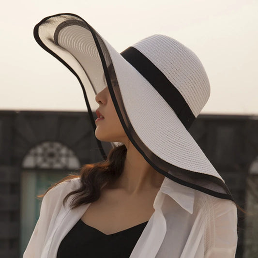 Menton Wide-Brim Straw Hat