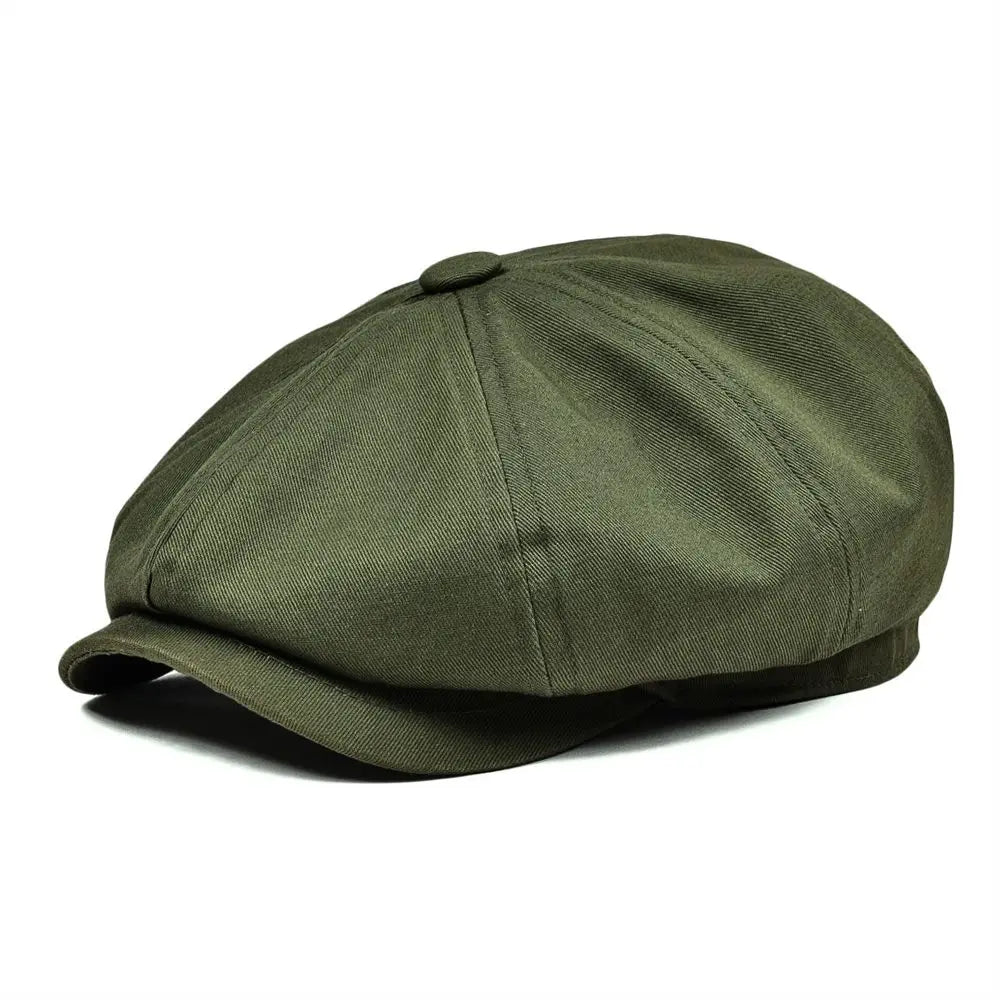 The Savile | Unisex Cotton Twill Oversized Newsboy Cap | Urban Caps NZ