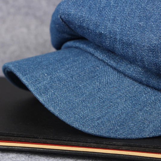 Dartmoor Western Denim Flat Cap