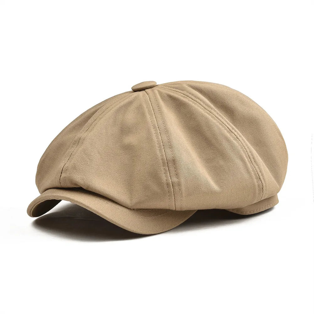 The Harrogate | 100% Cotton Twill Classic Newsboy Cap | Urban Caps NZ