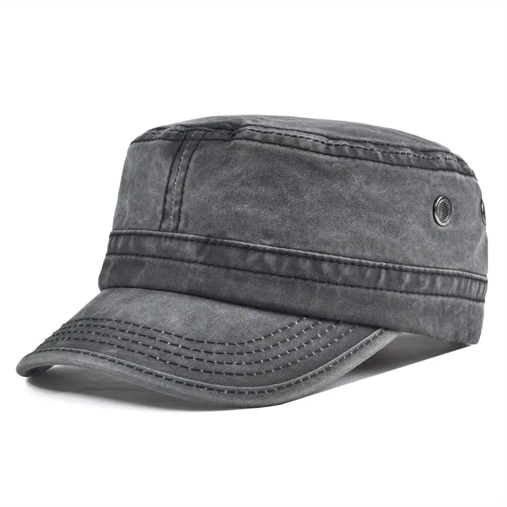 The Anzac | Men's Washed Cotton Military Cadet Cap | Urban Caps NZ