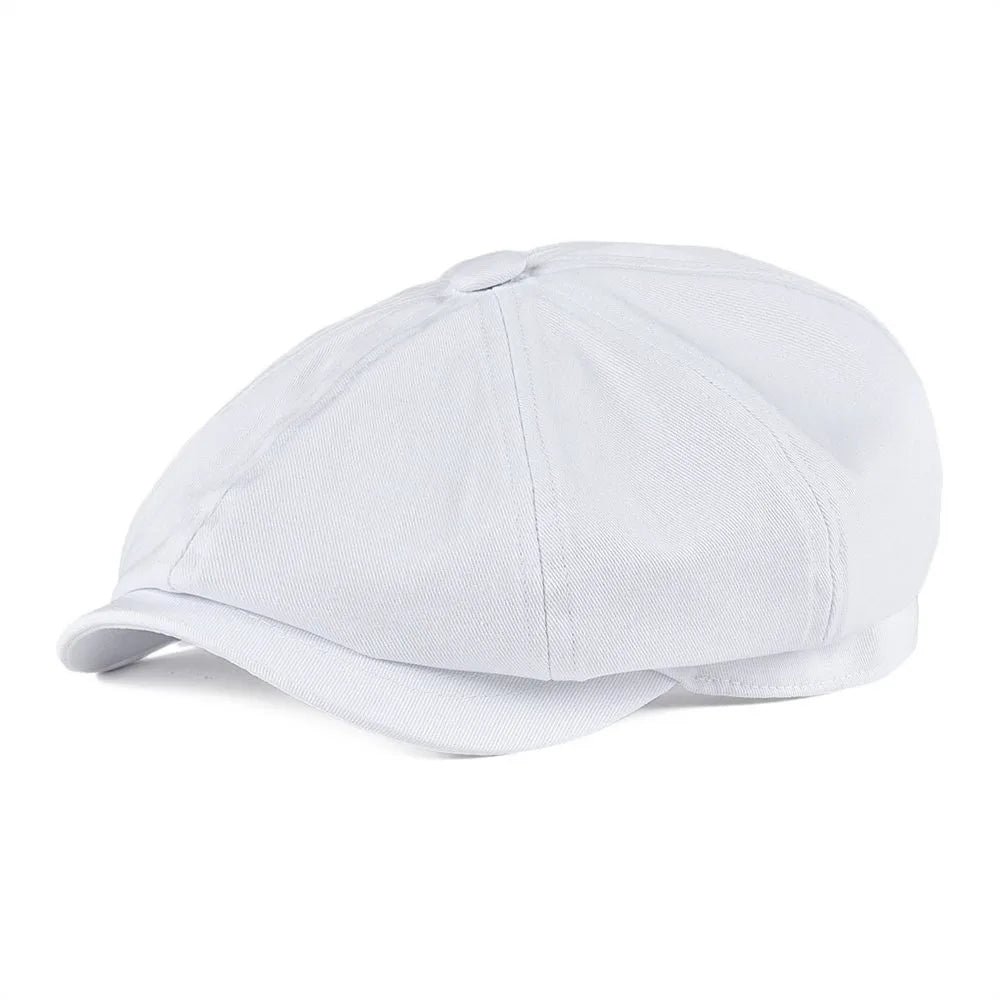 The Savile | Unisex Cotton Twill Oversized Newsboy Cap | Urban Caps NZ