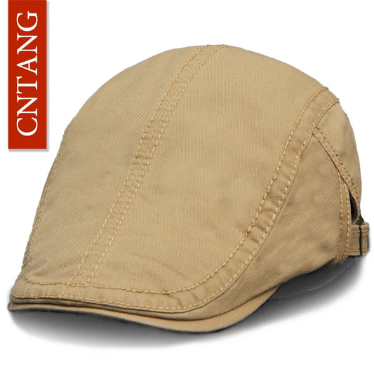 Classic Solid Cotton Ivy Cap | Six Colour Flat Cap | Urban Caps NZ