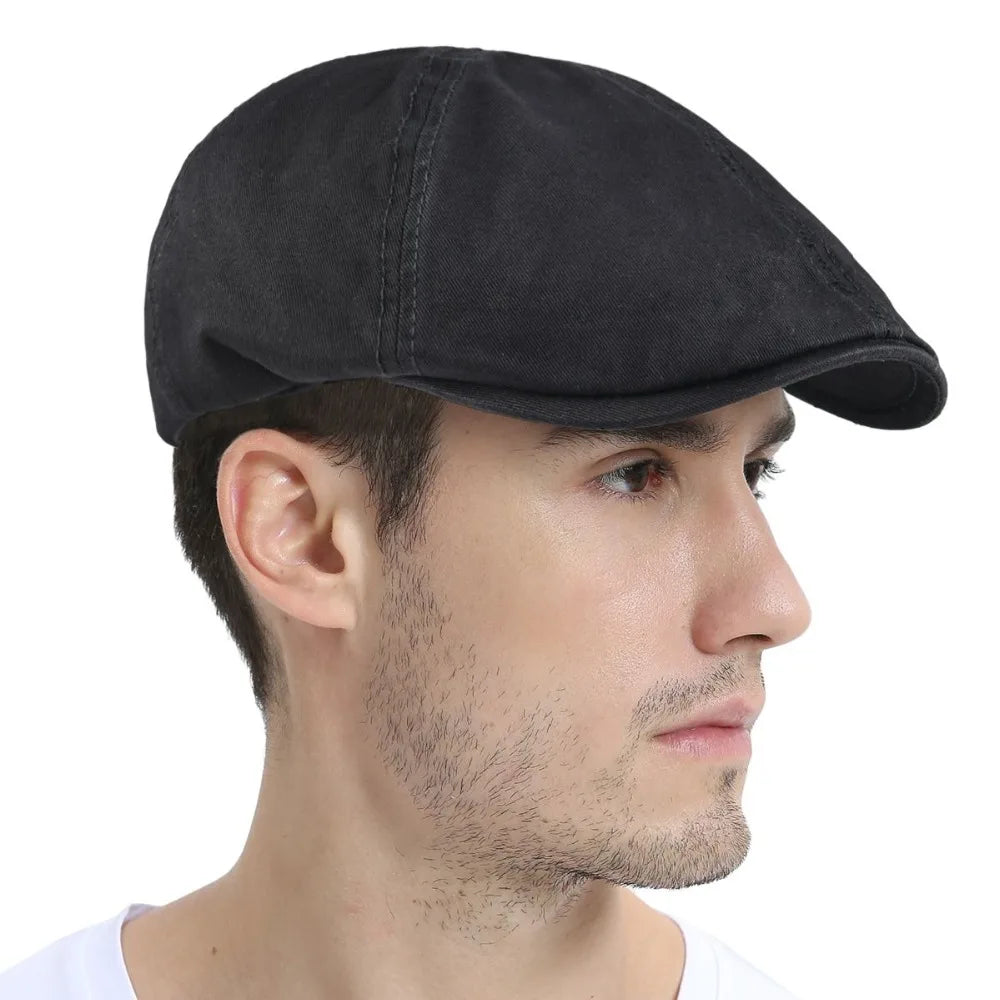 The Marlow | Unisex Cotton Ivy Flat Cap Beret | Urban Caps NZ