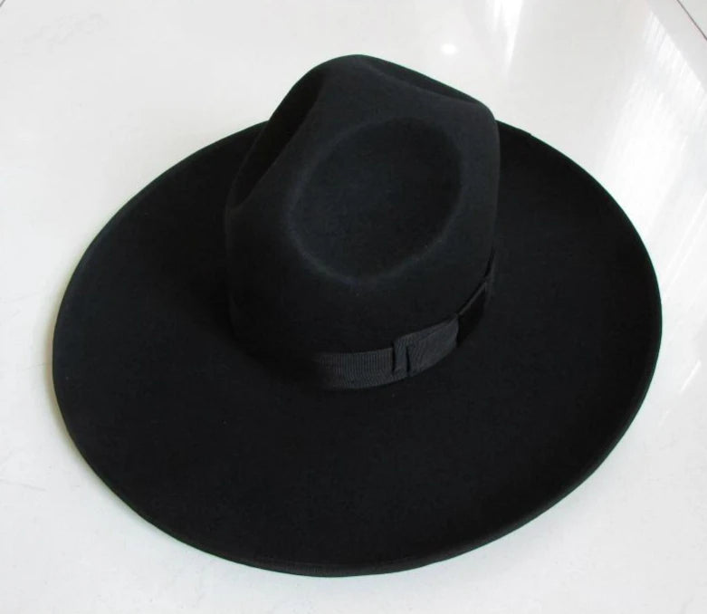 Windsor Grand Wool Fedora – Premium Wide Brim Collection