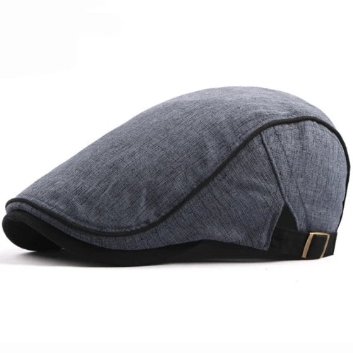 Arles Western Patchwork Ivy Cap in Grey Blue